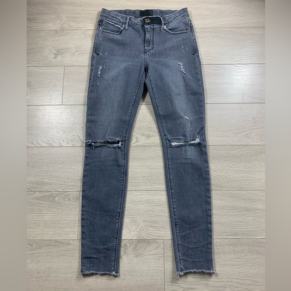 RtA Madrid Grey Skinny Distressed Jeans - Picture 2 of 16